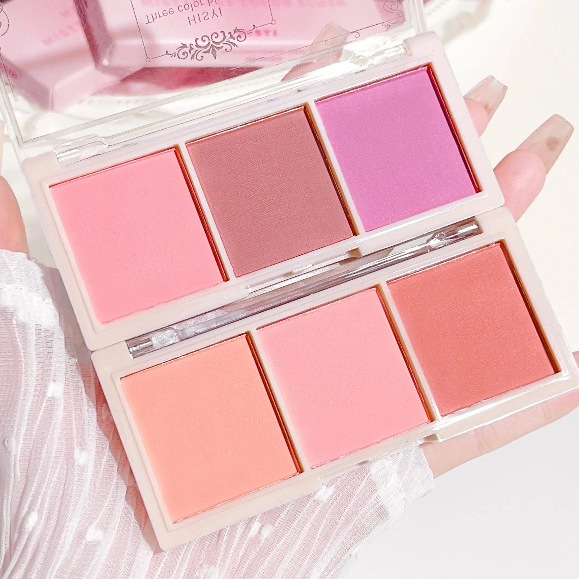 HISYI Three-Color Blush Palette - Glits & Glam