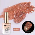 UR SUGAR 15ml Champagne Gold Sliver Reflective Glitter Gel Nail Polish Varnish Semi Permanent Soak Off UV Gel For Manicure Art - Glits & Glam