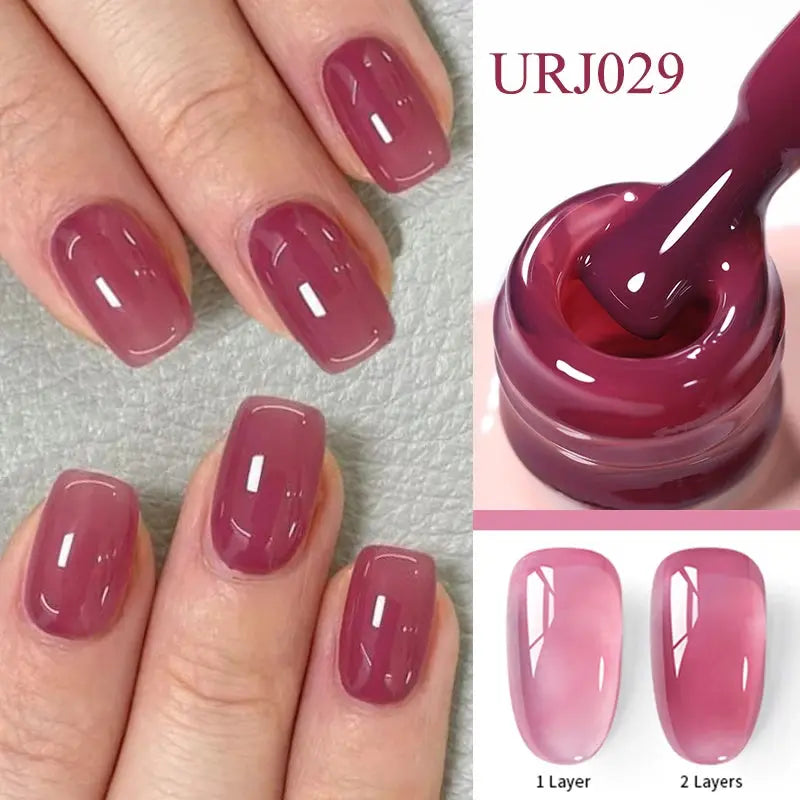 UR SUGAR 15ml Champagne Gold Sliver Reflective Glitter Gel Nail Polish Varnish Semi Permanent Soak Off UV Gel For Manicure Art - Glits & Glam