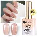 UR SUGAR 15ml Champagne Gold Sliver Reflective Glitter Gel Nail Polish Varnish Semi Permanent Soak Off UV Gel For Manicure Art - Glits & Glam