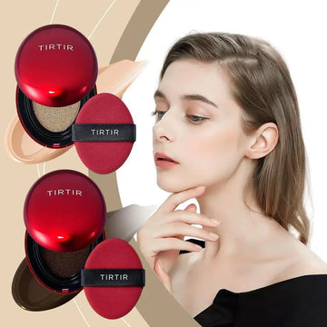 Waterproof Cushion Concealer for Lightweight Buildable Coverage and Semi-Matte Finish in Korean Makeup