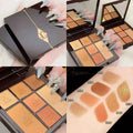 GUICAMI 4 Color Highlight Palette Pearl Blush Face Contour All In One Lasting Water Proof Shadow Makeup Cosmetic