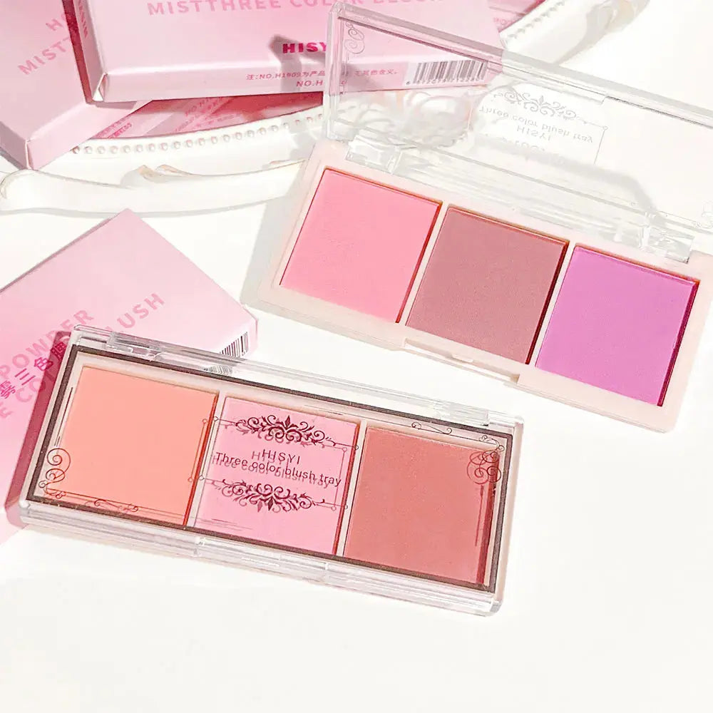 HISYI Three-Color Blush Palette - Glits & Glam