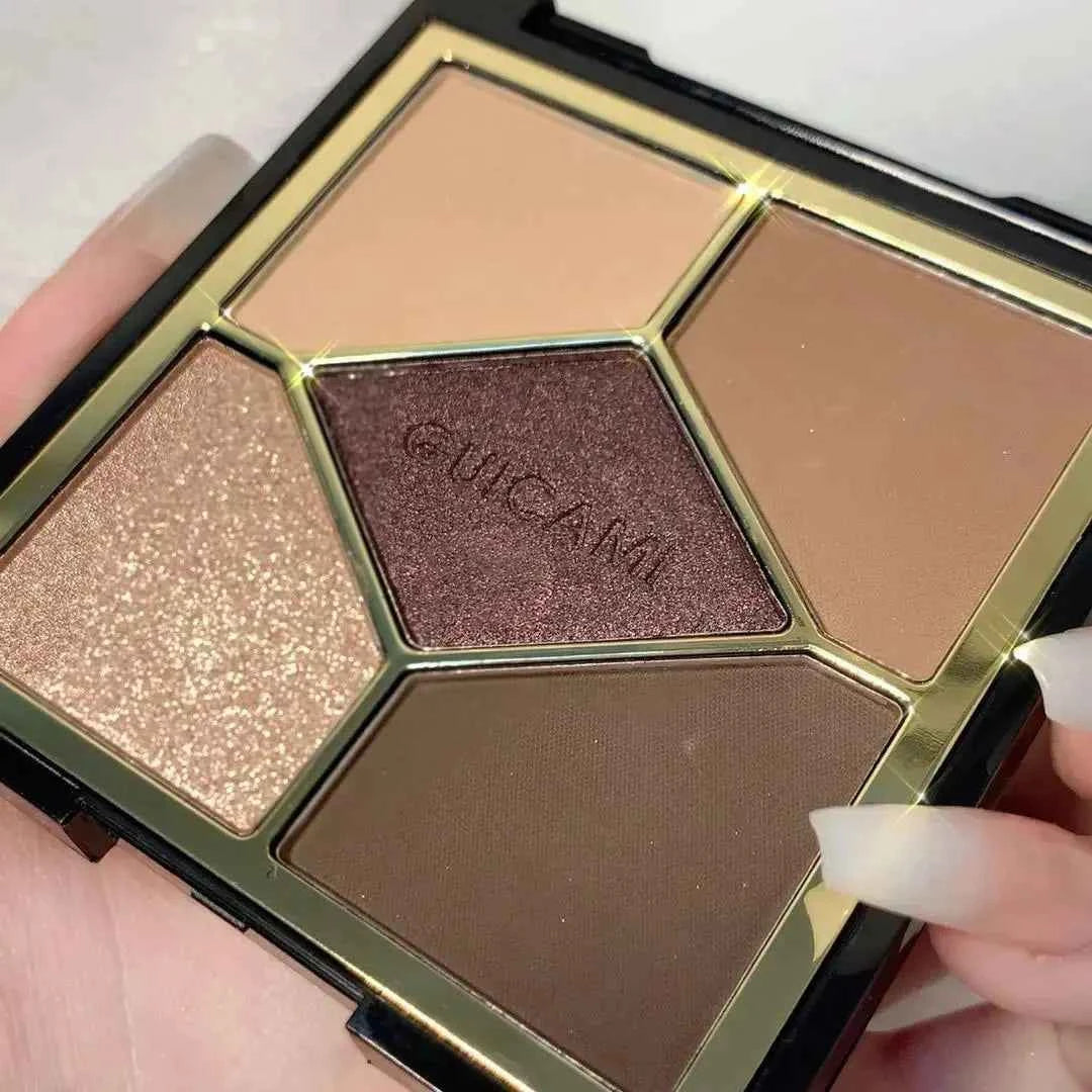 GUICAMI 4 Color Highlight Palette Pearl Blush Face Contour All In One Lasting Water Proof Shadow Makeup Cosmetic