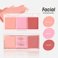 HISYI Three-Color Blush Palette - Glits & Glam