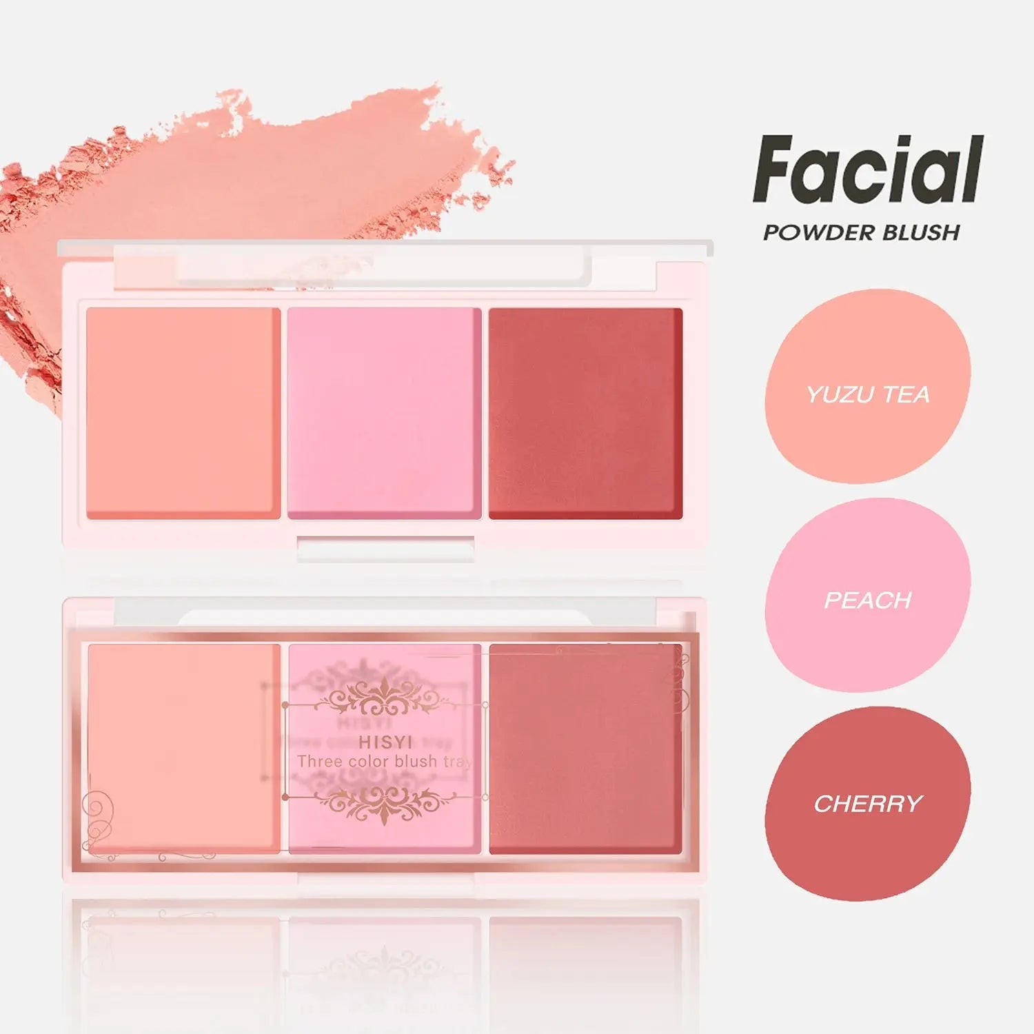HISYI Three-Color Blush Palette - Glits & Glam