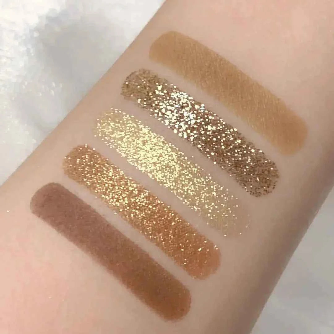 GUICAMI 4 Color Highlight Palette Pearl Blush Face Contour All In One Lasting Water Proof Shadow Makeup Cosmetic