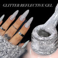 UR SUGAR 15ml Champagne Gold Sliver Reflective Glitter Gel Nail Polish Varnish Semi Permanent Soak Off UV Gel For Manicure Art - Glits & Glam