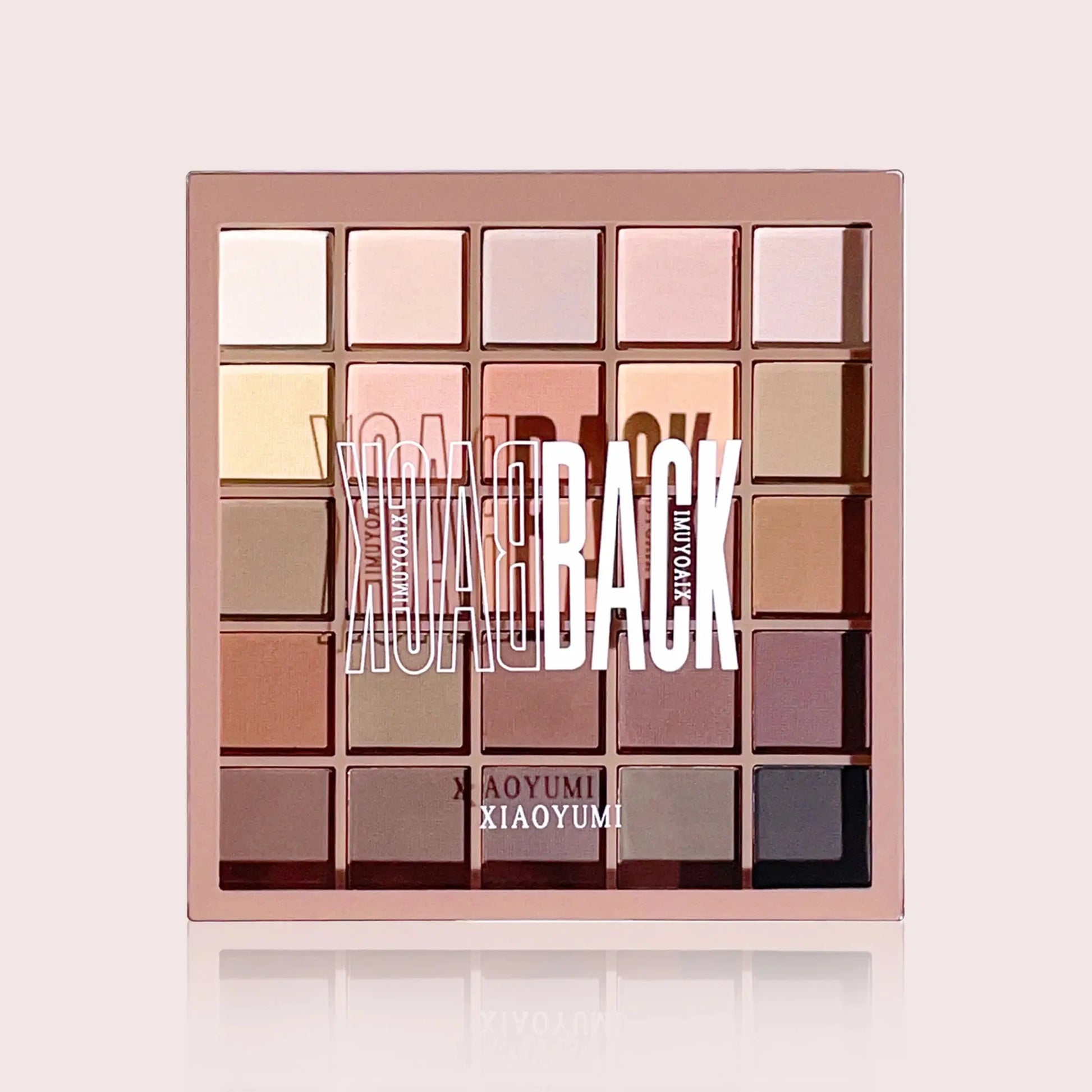Eyeshadow palette in 25 colors, matte brown nude multi-color eyeshadow, high color rendering, waterproof and sweatproof, daily e - Glits & Glam