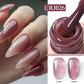 UR SUGAR 15ml Champagne Gold Sliver Reflective Glitter Gel Nail Polish Varnish Semi Permanent Soak Off UV Gel For Manicure Art - Glits & Glam