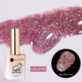UR SUGAR 15ml Champagne Gold Sliver Reflective Glitter Gel Nail Polish Varnish Semi Permanent Soak Off UV Gel For Manicure Art - Glits & Glam