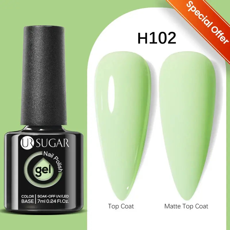 UR SUGAR 15ml Champagne Gold Sliver Reflective Glitter Gel Nail Polish Varnish Semi Permanent Soak Off UV Gel For Manicure Art - Glits & Glam