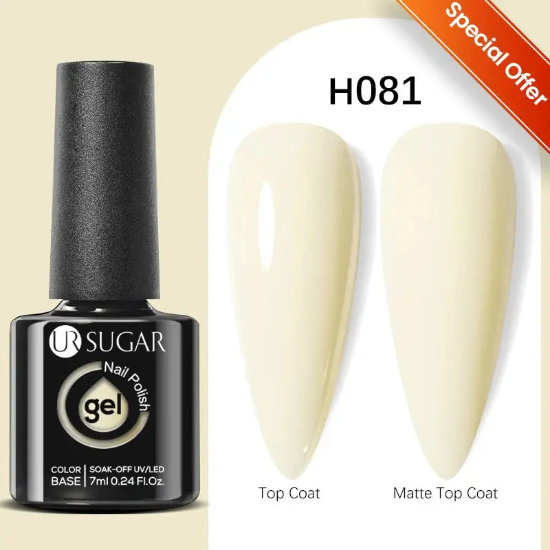 UR SUGAR 15ml Champagne Gold Sliver Reflective Glitter Gel Nail Polish Varnish Semi Permanent Soak Off UV Gel For Manicure Art - Glits & Glam
