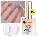 UR SUGAR 15ml Champagne Gold Sliver Reflective Glitter Gel Nail Polish Varnish Semi Permanent Soak Off UV Gel For Manicure Art - Glits & Glam