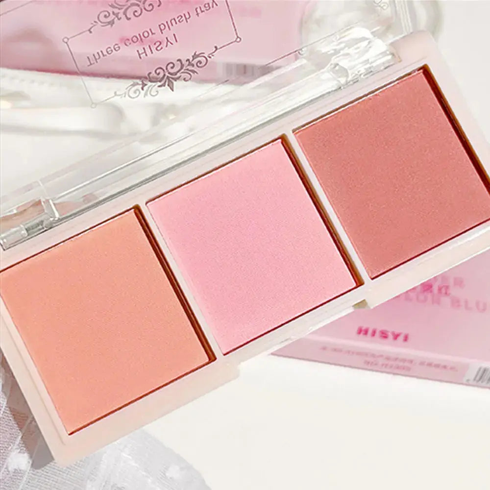 HISYI Three-Color Blush Palette - Glits & Glam