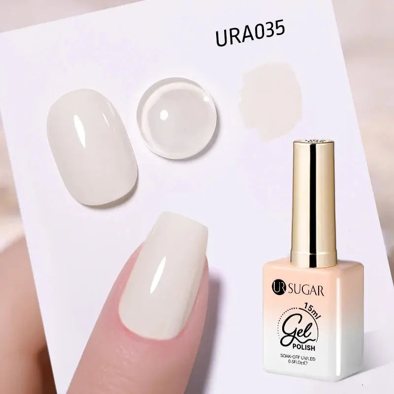 UR SUGAR 15ml Champagne Gold Sliver Reflective Glitter Gel Nail Polish Varnish Semi Permanent Soak Off UV Gel For Manicure Art - Glits & Glam