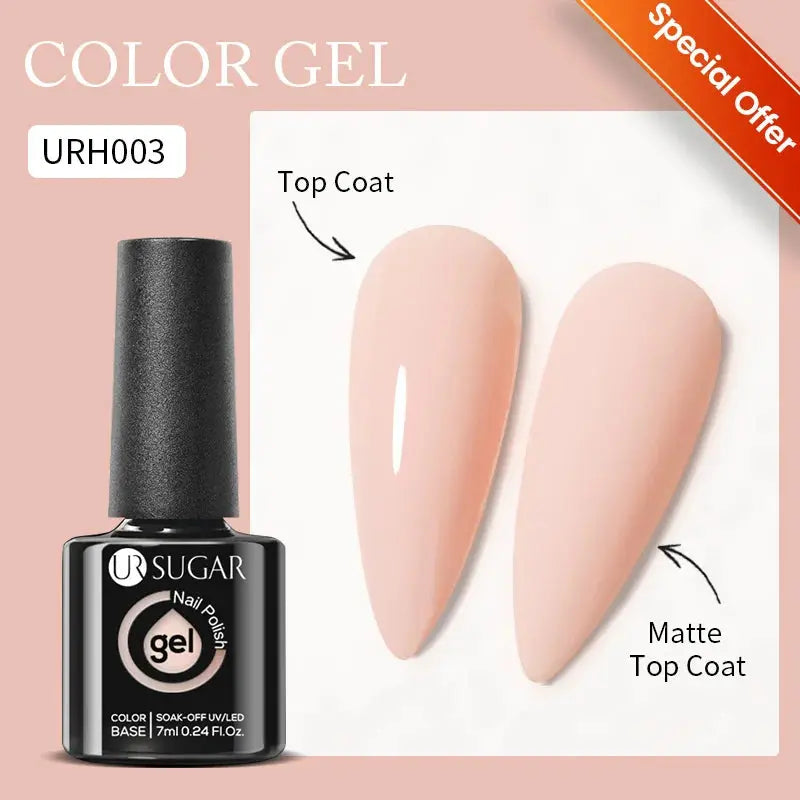 UR SUGAR 15ml Champagne Gold Sliver Reflective Glitter Gel Nail Polish Varnish Semi Permanent Soak Off UV Gel For Manicure Art - Glits & Glam