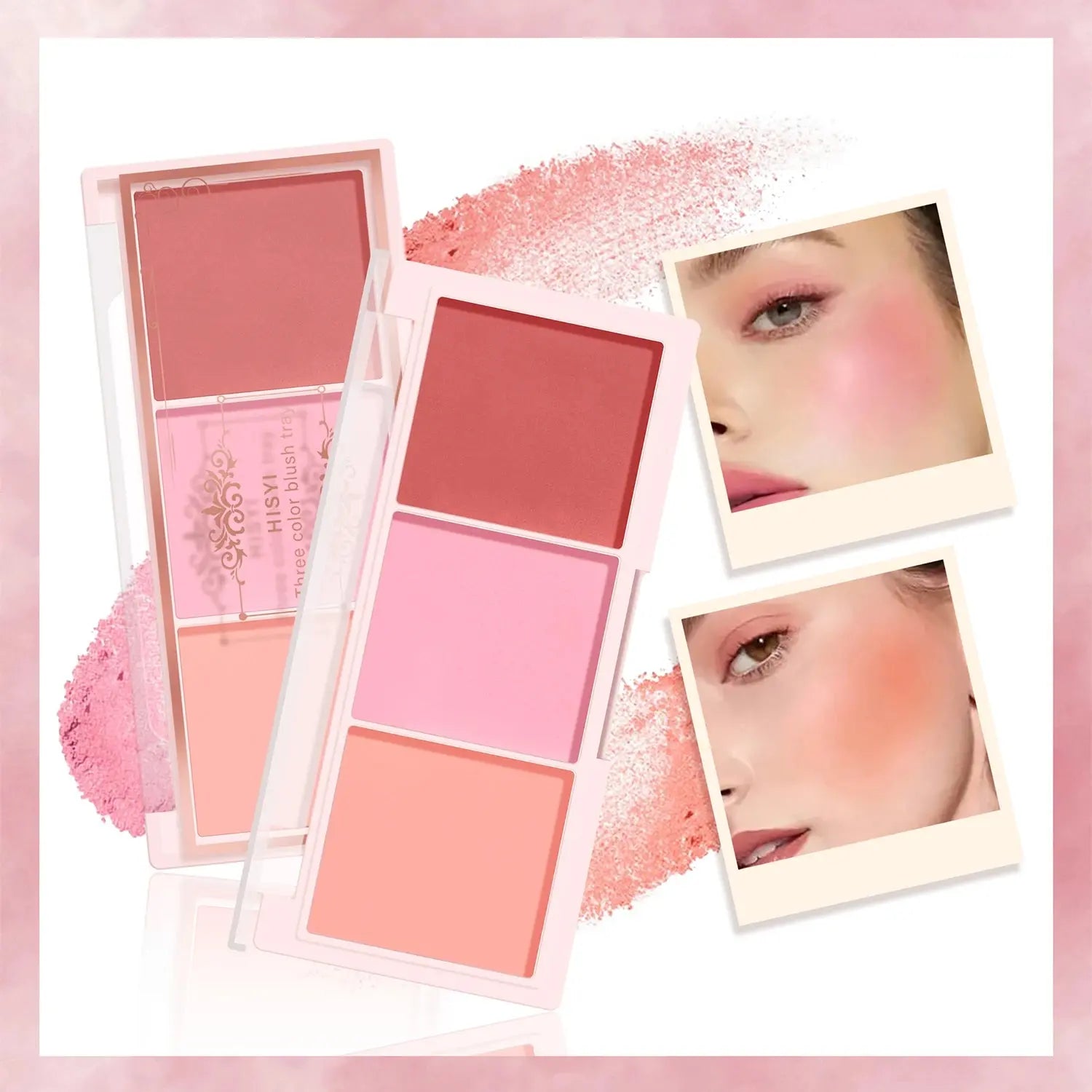 HISYI Three-Color Blush Palette - Glits & Glam